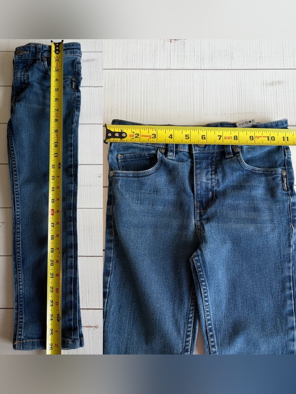 Silver Jeans Co. 5-Pocket Medium Wash Kids Blue Jeans Boys 6 - Picture 11 of 12